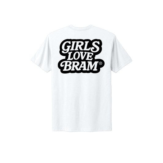 GIRLS LOVE BRAM™️ T-SHIRT WHITE / BLACK